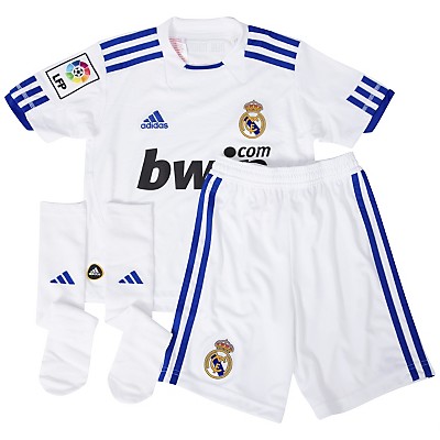 Adidas 2010-11 Real Madrid Adidas Little Boys Home Mini