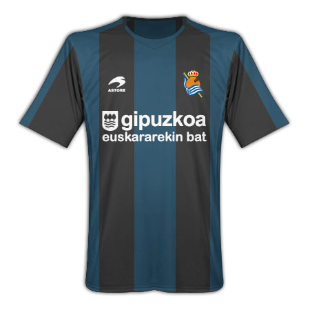 Spanish teams Astore 2010-11 Real Sociedad Astore Away Football Shirt