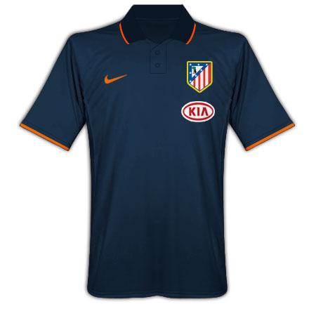 Spanish teams Nike 2010-11 Athletico Madrid Nike Travel Polo Shirt