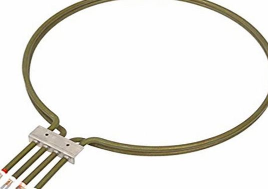 Spares2go 2 Turn Heater Element for White Knight Tumble Dryer (2500W)