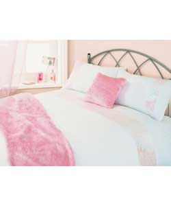 Sparkle Double Duvet Cover Set - Pink