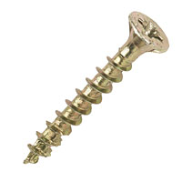 andreg; Single Thread Woodscrews 4 x 25mm Pack of 200