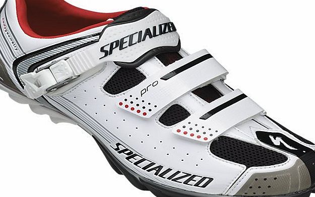 Specialized BG Pro MTB Shoe White/Red - Eur 42