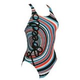 Speedo Endurance Plus Team Stripe Allover Placement Powerback