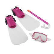 Speedo Junior Scuba Set Pink Medium