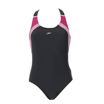 speedo Swimsuit Grey and Pink