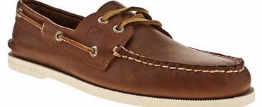 mens sperry brown authentic original 2-eye