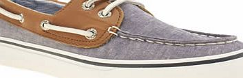 sperry Navy Bahama 2 Eye Chambray Shoes