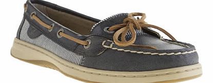 womens sperry navy & pl blue angelfish flats