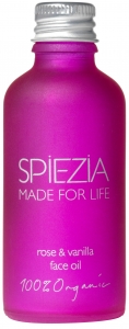 Spiezia Organics ROSE and VANILLA FACE OIL (50ML)