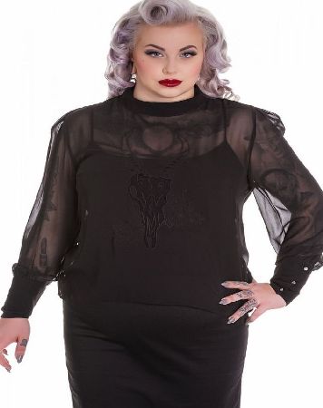 Spin Doctor Melancholy Plus Blouse - Size: 3XL `6450 Plus