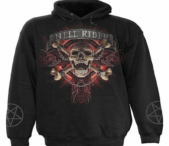 Spiral - Men - HELL RIDER - Hoody Black - XX-Large