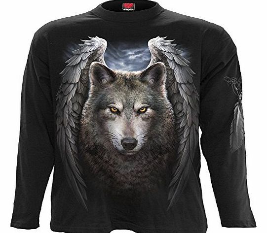 - Men - LYCOS WINGS - Longsleeve T-Shirt Black - XX-Large