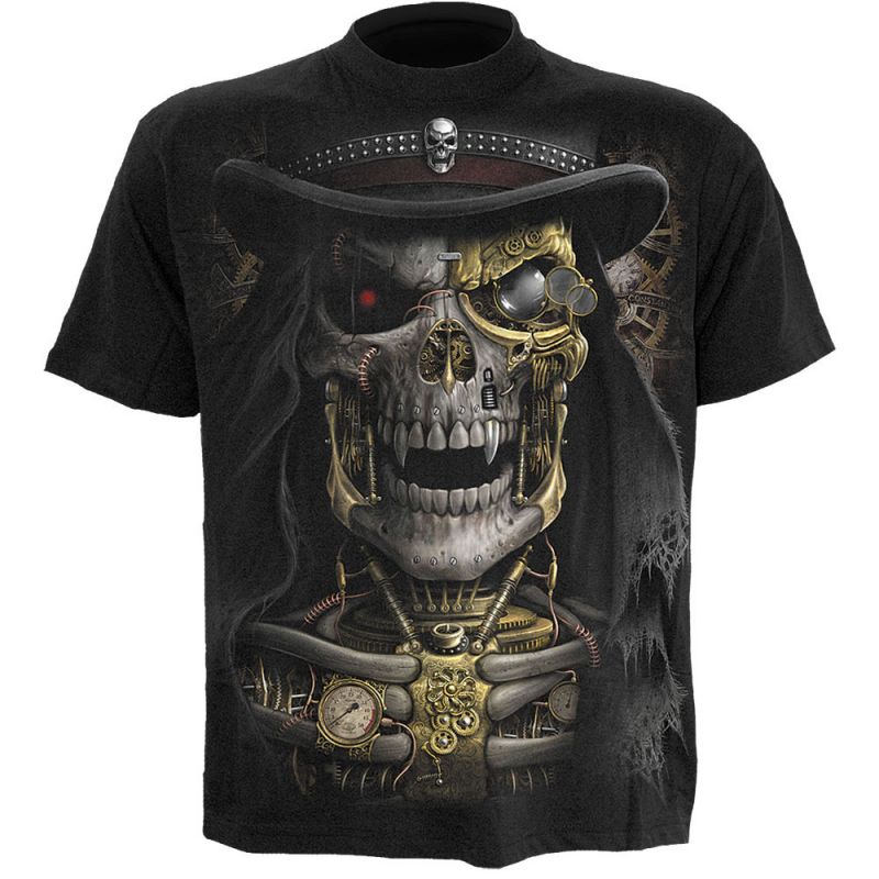 Steam Punk Reaper T-shirt Short Sleeve