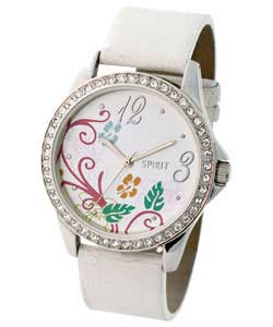 spirit Ladies Watch with Flower Dial