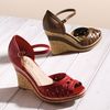 Cork Wedge Sandals