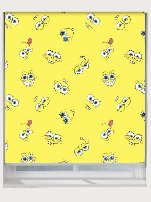 Blackout Roller Blind Smiles Design