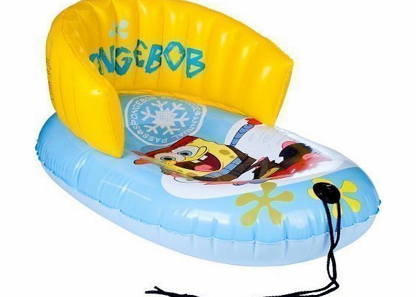 SpongeBob Squarepants  SNOW PULL SLEDGE INFLATABLE TOBOGGAN SLEIGH SLED SLIDE