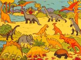 Sport and Playbase Giant Dinosaur Playmat - fun for the bedroom, playroom, nursery or class room! (100 x 75cm)