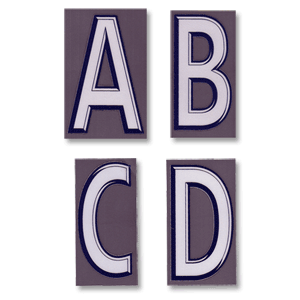 SportingID 08-10 England Away Letters