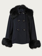 sportmax coats navy