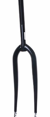 Sprint  26`` or 700c BLACK Bike/cycle FRONT FORKS 1`` 254mm steerer RIGID (caliper)