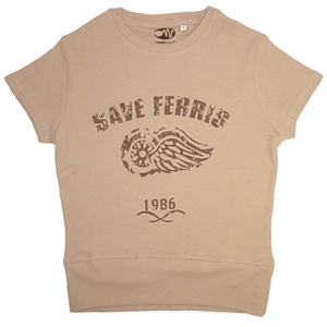 Spunky Save Ferris Womens Tee