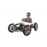 SPZ Outdoor AR003 Chrome Retro Racer Pedal Car