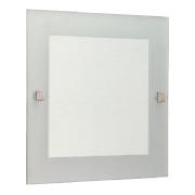 Square Mirror with Frosted Edge