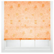 Printed Roller Blind, Terracotta 120cm