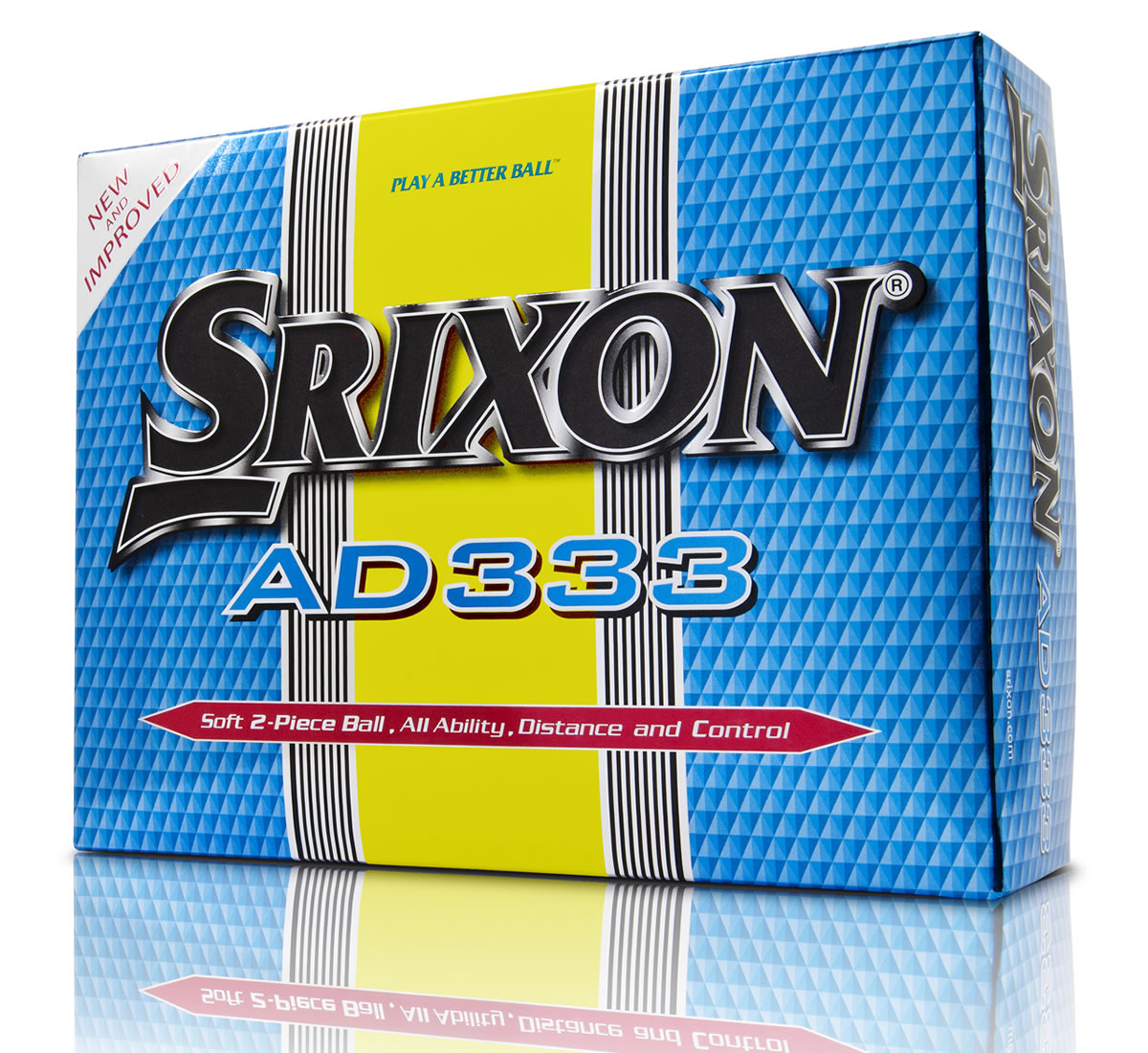 Srixon AD333 Yellow Golf Balls