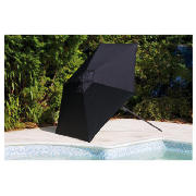 St Lucia 2.4m Parasol, Black