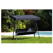 3 Seater Swing Bench, Black