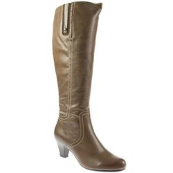 Female Bel1005 Leather Upper Leather Lining Boots in Brown