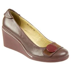 Staccato Female Bel8050 Leather Upper Leather Lining Comfort Small Sizes in Brown, Burgundy