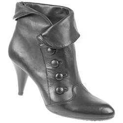 Staccato Female Bel8136 Leather Upper Leather Lining Ankle in Black Antique