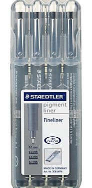 Fine Liner Pens Pack of 4