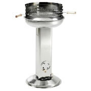 Stainless steel pedestal bbq