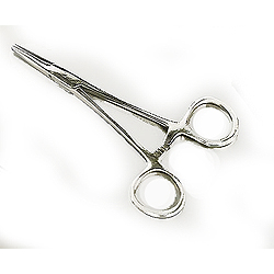 Steel Straight Forceps - 4 inch