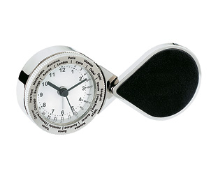 Stainless Steel Travel Clock