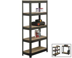 Standard boltless shelf unit