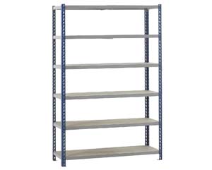 Standard boltless shelving 6 shelves