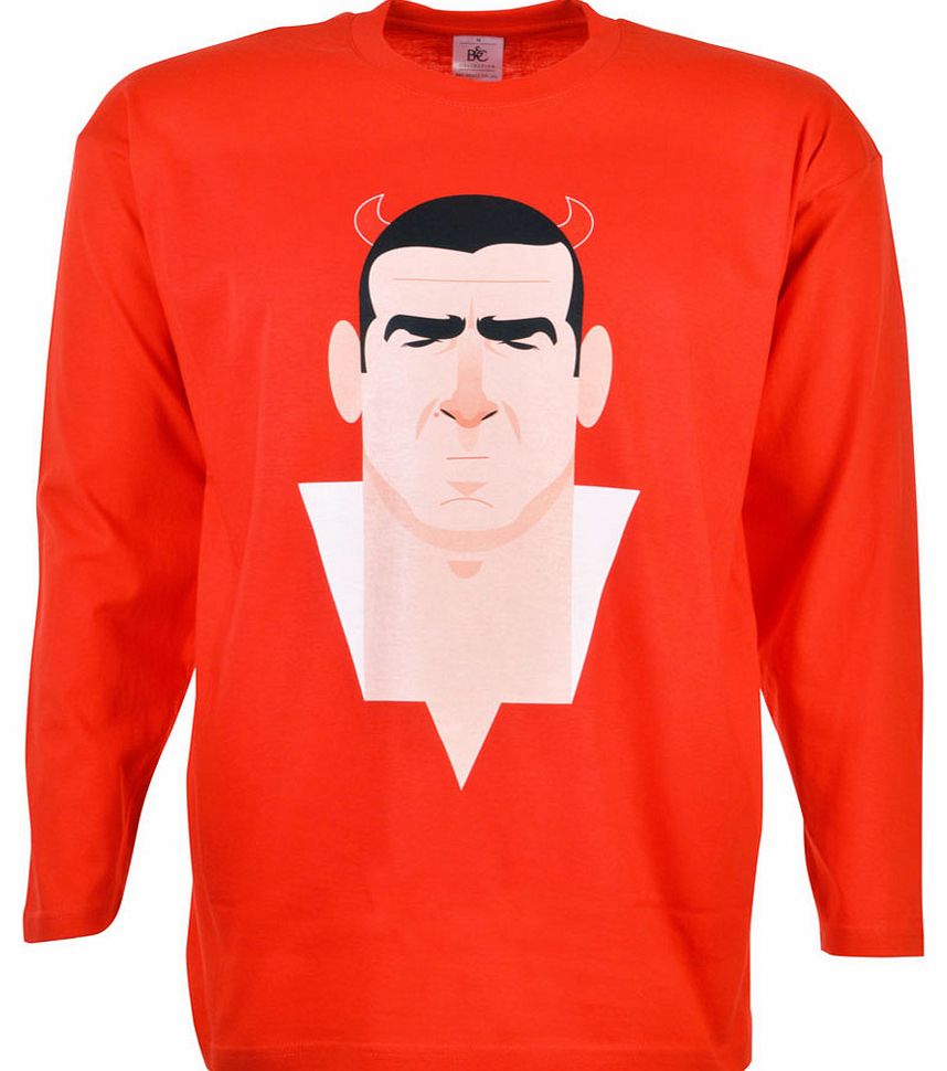 Chow Cantona Long Sleeve T-Shirt Red
