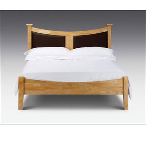 Balmoral 5ft Kingsize Bedstead - Real Leather Headboard