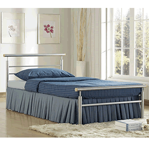 Star Collection Jupiter 3FT Single Metal Bedstead