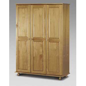 Star Collection Pickwick 3 Door Hanging Wardrobe