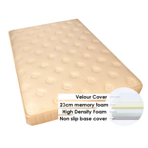 Star collection Single Less Stress 23cm Visco Memory Mattress