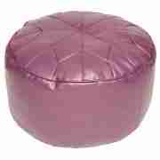 Star Moroccan footstall plum 60x30cm