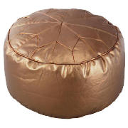 Star Morrocan Footstool, Copper 60x30cm