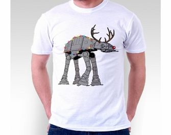 Wars Christmas Walker White T-Shirt